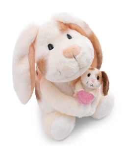 NICI Plus Hase 62841 20cm Bej Cu Mini-Hase Inclus