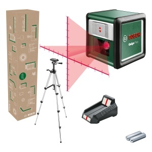 Nivel laser Bosch Quigo Plus cu stativ proiectie linii incrucisate precizie - 08 mmm
