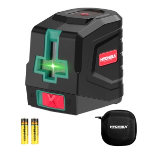 Nivela laser HYCHIKA Kreuzlinienlaser Verde auto-nivelare cu mod manual