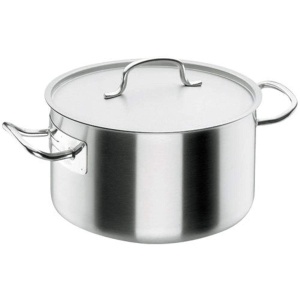 Oala cu capac inox Lacor Chef Classic 50029, 28 cm, calitate premium