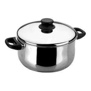 Oala cu capac Lacor 14424 Garinox, 24 cm, 7 L