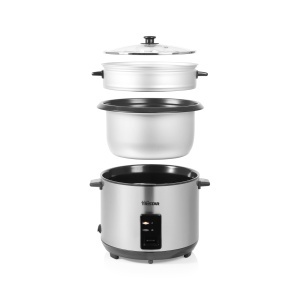 Oala de gatit orez Tristar RK-6158, 2,8 L, 1000 W, inox - Img 2