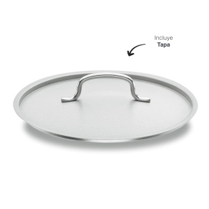 Oala de supa Lacor 50136 cu capac, 36 cm, argintie - Img 4