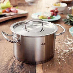 Oala Fissler Original-Profi, inox, 24 cm, 6.3L, cu capac metalic - Img 4