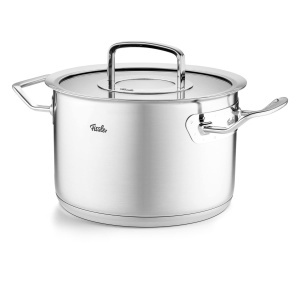 Oala inox Fissler Original-Profi Collection 20 cm 39L capac sticla compatibila inductie - Img 3