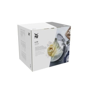 Oala mare WMF 28 cm 14L otel inoxidabil Cromargan capac cu deschidere pentru abur potrivita pentru toate tipurile de plite - Img 8