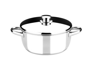 Oala MONIX Optima, 30 cm, 7 litri, inox 1810, cu capac