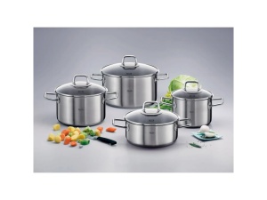 Oala pentru gatit Fissler Viseo, 20 cm, 2.4 L, inox, cu capac din sticla - Img 2