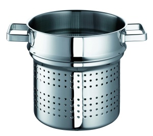 Oala pentru spaghete Rohe Germany Chiara 20 cm, 5 litri, inox argintiu - Img 3