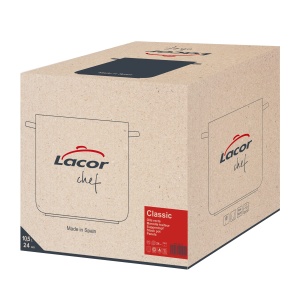 Oala pentru supa LACOR 50124, 24 cm, argintie, cu capac - Img 6