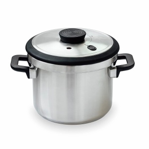 Oala sub presiune Lacor 71784, 4L, inox 1810, cu manere rezistente la caldura