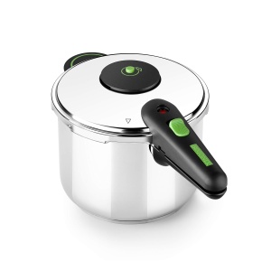 Oala sub presiune Monix Presto 46 L, inox 1810, cu sistem de siguranta