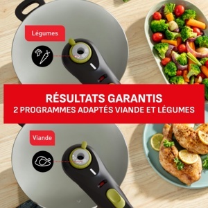 Oala sub presiune Tefal Secure 5 Neo 6L din otel inoxidabil, 22cm, 2 garstufe - Img 8