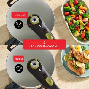 Oala sub presiune Tefal Secure Neo 8L, inox, pentru 5-8 persoane, economisire energie - Img 3