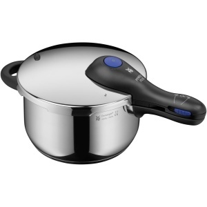 Oala sub presiune WMF Perfect Plus 4,5l, inox, cu sistem de siguranta