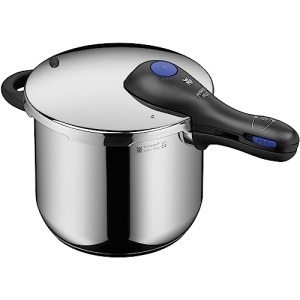 Oala sub presiune WMF Perfect Plus 65L otel inoxidabil compatibila inductie cu insert pentru gatit la aburi - Img 11