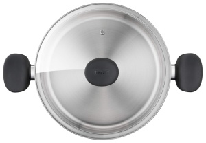 Oala Tefal Dutch Oven 24 cm 53 L Otel Inoxidabil Compatibila Inductie Capac Sticla - Img 2