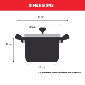 Oala Tefal Intuition XL 36 cm 175 l Inox Compatibila cu Inductie Capac din Sticla - Img 7