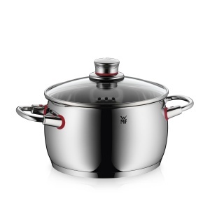 Oala WMF Quality One 20cm 41L Capac Sticla cu Deschidere pentru Aburi Inox Polisat Inductie