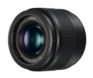 Obiectiv Panasonic Lumix G 25mm F17 Negru Micro 43 Compact si Usor