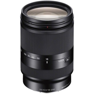 Obiectiv zoom Sony SEL-18200LE, 18-200 mm, F3.5-6.3, E-Mount, negru