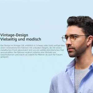 Ochelari de protectie Xiaomi pentru blocarea luminii albastre, Negru - Img 3