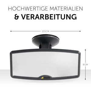 Oglinda auto pentru copii hauck Watch Me 2, bruchsicher, cu ventuza, 8 x 13,5 x 6 cm - Img 3