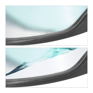 Oglinda de siguranta Relaxdays 45 cm, bruchsicher, pentru interior si exterior, neagra - Img 9