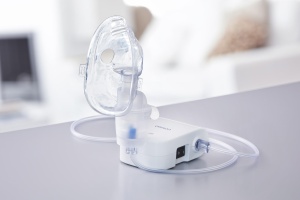 OMRON C803 - Compact, usor si silentios; Dispozitiv de inhalare usor de utilizat pentru adulti si copii; inhalator pentru tratamentul tusei si racelii, bronsitei, astmului; cu accesorii de inalta calitate - Img 4