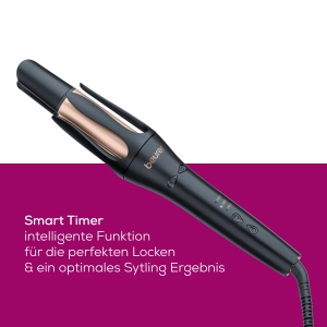 Ondulator automat Beurer HT 75, coafare sigura datorita camerei de ondulare deschise, 3 niveluri de temperatura, 2 directii de ondulare actionabile, cu ceramica si turmalina pentru o stralucire speciala - Img 3