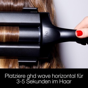 Ondulator profesional ghd wave cu 3 bare, 32mm, pentru Beach Waves, Anti Frizz - Img 4