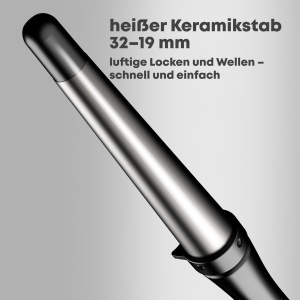 Ondulator Revamp Big Wand, 32-19mm, Ceramic, Ioni, Hitzebestandig - Img 2