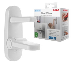 Opritor pentru maner, blocare pentru copii pentru usi de apartament si intrare, protectie pentru maner, tampon pentru maner, opritor pentru usa