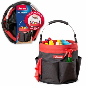 Organizator de curatenie Vileda Cleaning Caddy, 6 compartimente, rezistent la apa