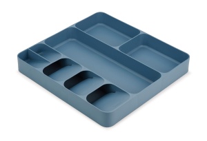 Organizator sertar Joseph Joseph DrawerStore albastru design compact si inteligent