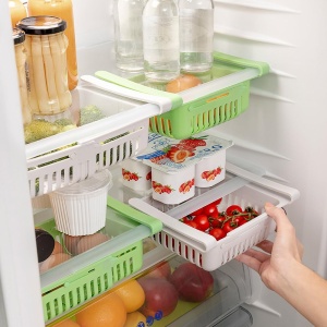 Organizer pentru frigider Generico InnovaGoods, ajustabil, 2 sertare, multicolor - Img 5