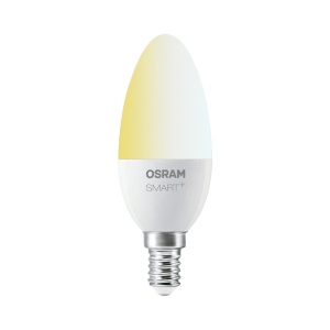 OSRAM Smart+ LED, lampa ZigBee cu baza E14, alb cald pana la lumina zilei (2700K - 6500K), reglabila, compatibila direct cu Echo Plus si Echo Show (a 2-a generatie), compatibila cu Philips Hue Bridge