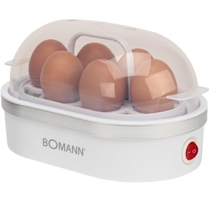 Ouale fierte Bomann EK 5022 CB, 6 oua, 400W, alb