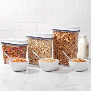 OXO Good Grips POP Muesli Dispenser Large 42 L - Borcan de depozitare cu capac pentru depozitarea etansa a muesli si cerealelor gradina albaopulenta - Img 6