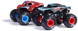 Pachet 2 Camioane Monster Jam Marvel 164 - Spider-Man, Thor, Captain America - Img 2