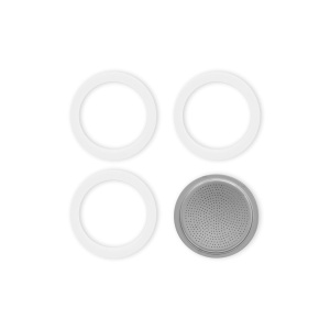 Pachet de Piese de Schimb pentru Espressor Cafea Bialetti - 3 Dichturi 1 Filtru pentru 2 Cesti
