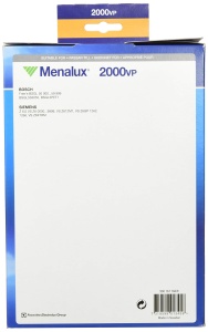 Pachet Menalux 2000VP pentru Bosch BSGL5 si Siemens VSZ6 12 saci filtru igienic H12 3 microfiltre - Img 2