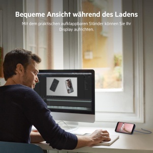Pad de incarcare wireless Belkin cu MagSafe, 15W, portabil, albastru - Img 5