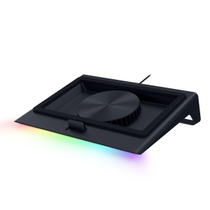 Pad de racire pentru laptop Razer - 14 - 18, negru, cu hub USB si ventilator personalizabil