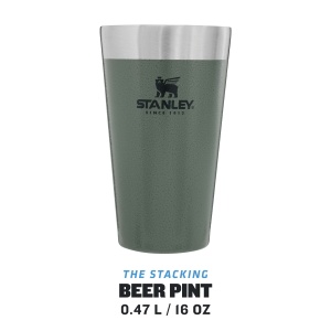 Pahar din inox Stanley 1913 Adventure 0.47L - Verde Hammertone - Img 3