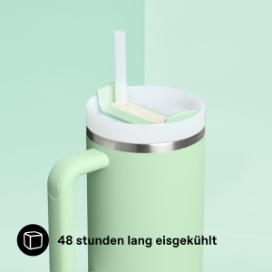 Pahar termic Stanley Quencher H2.0 1.2L Pistachio - Img 4