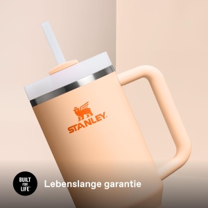 Pahar termic Stanley Quencher H2.0 1.2L - Portocalie - Img 6