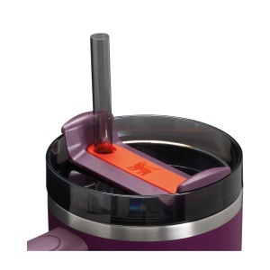 Pahar termoizolant Stanley Quencher H2.0, 1.2L, Plum, din otel reciclat - Img 9
