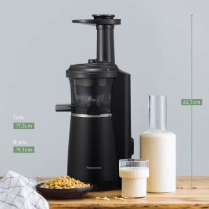 Panasonic Slow Juicer MJ-L501KXE Juicer (storcator pentru fructe/legume, storcator, productie de sorbet, storcator electric, 150 W, negru) - Img 8