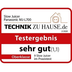 Panasonic Slow Juicer MJ-L700KXE Mat Negru 75 mm Deschidere Larga - Img 13